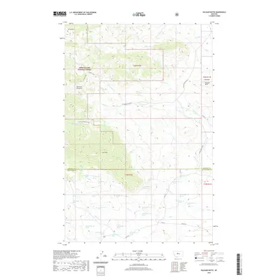 2020 Map of Palisade Butte, 2020 Print