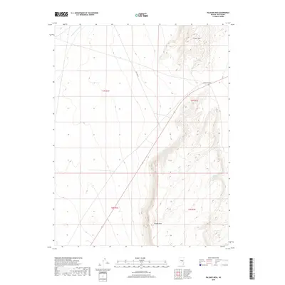 2018 Map of Palisade Mesa, 2018 Print