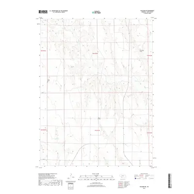 2017 Map of Palisade NE, 2017 Print