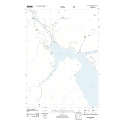 2011 Map of Palisades Dam, 2011 Print