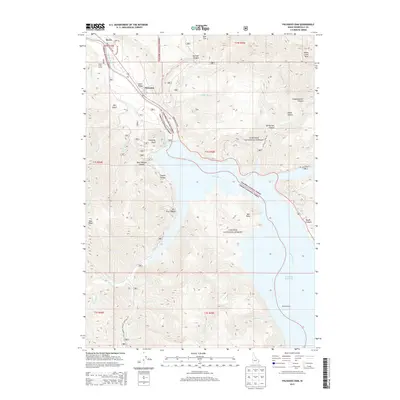 2013 Map of Palisades Dam, 2013 Print