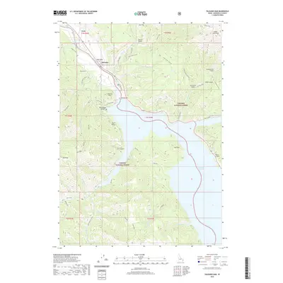 2020 Map of Palisades Dam, 2020 Print