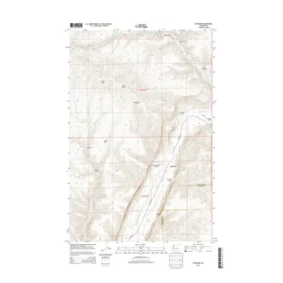 2014 Map of Palisades, 2014 Print
