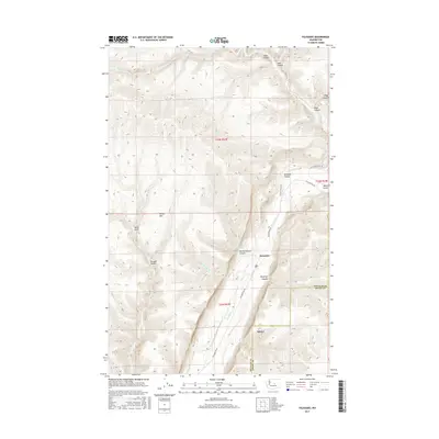 2017 Map of Palisades, 2017 Print