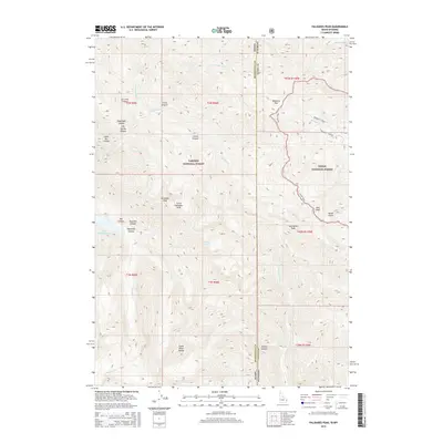 2015 Map of Palisades Peak, 2015 Print