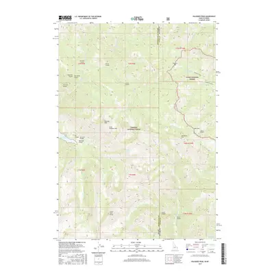 2017 Map of Palisades Peak, 2017 Print