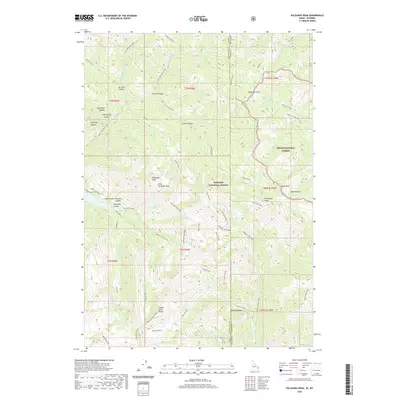 2020 Map of Palisades Peak, 2020 Print