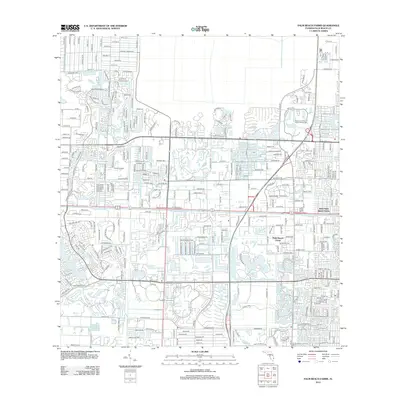 2012 Map of Palm Beach Farms, 2012 Print