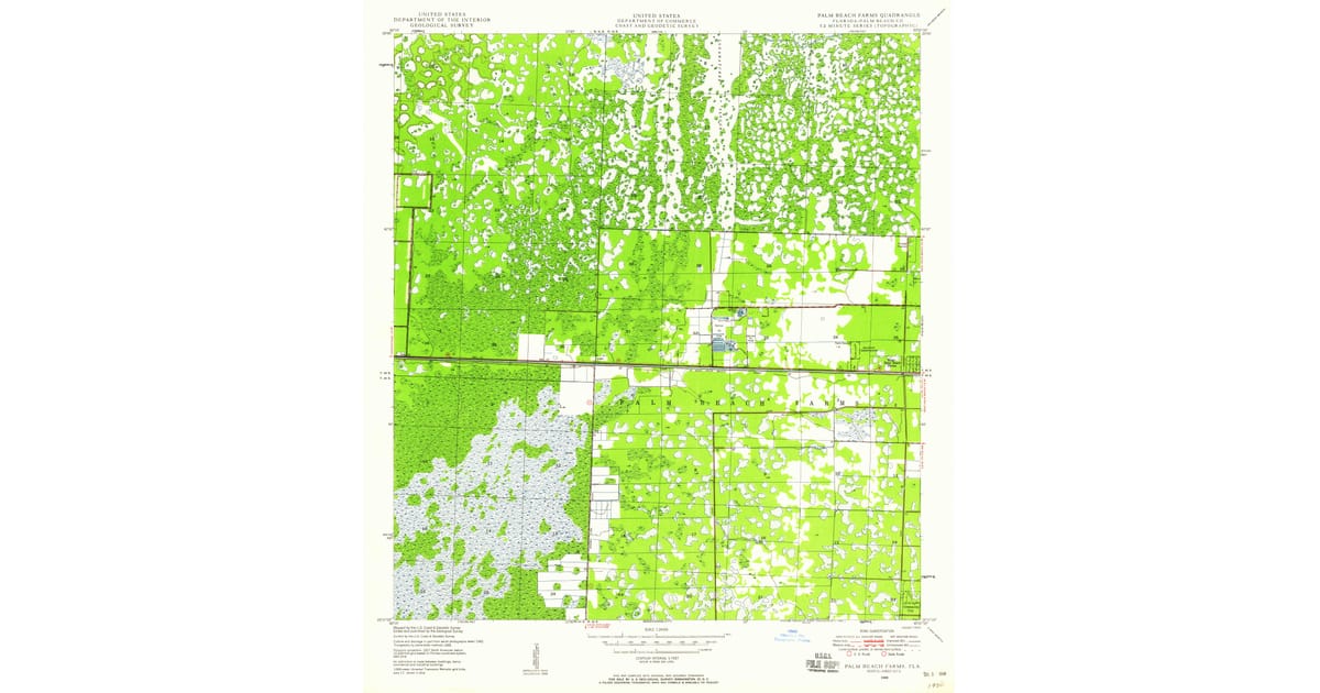 Old Maps of Wellington 39 s Edge - Palm Beach Farms Palm Beach County Fl Usgs Topo 1946 P1958 Og 1200x630 