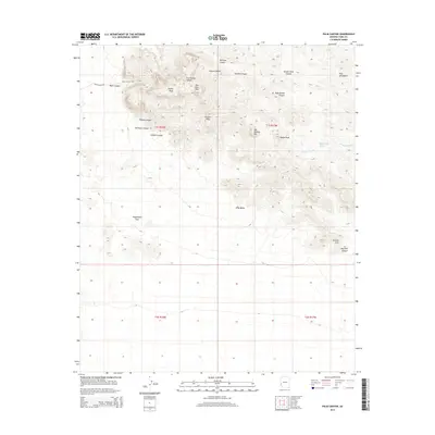 2014 Map of Palm Canyon, 2014 Print