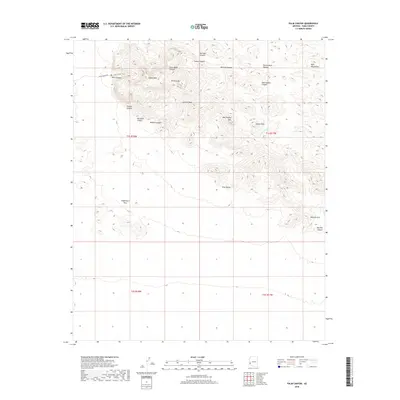 2018 Map of Palm Canyon, 2018 Print