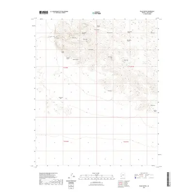 2021 Map of Palm Canyon, 2021 Print