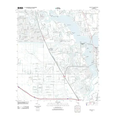 2012 Map of Palm City, 2012 Print
