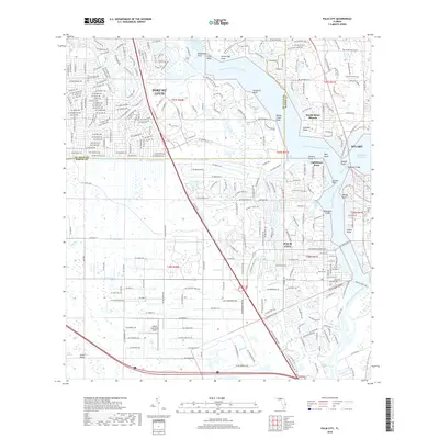 2018 Map of Palm City, 2018 Print