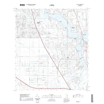 2021 Map of Palm City, 2021 Print