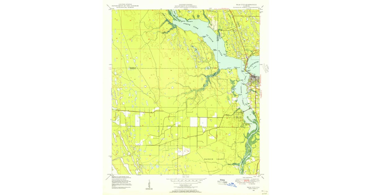 Old Maps of Rio Martin County - Palm City Martin County Fl Usgs Topo 1948 P1956 Og 1200x630 
