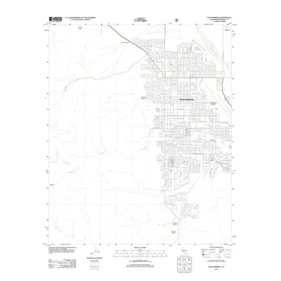 2012 Map of Palm Springs, 2012 Print