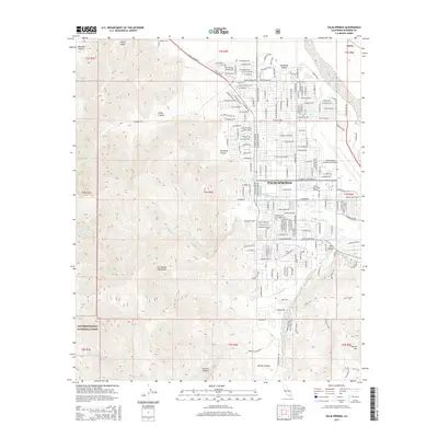 2015 Map of Palm Springs, 2015 Print