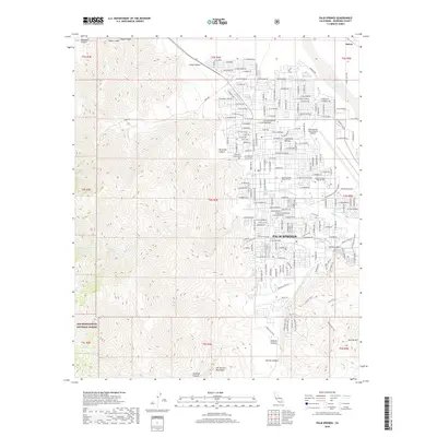 2018 Map of Palm Springs, 2018 Print