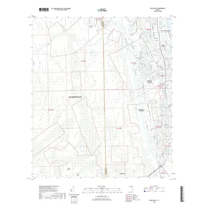 2018 Map of Palm Valley, 2018 Print