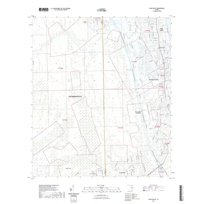 2021 Map of Palm Valley, 2021 Print
