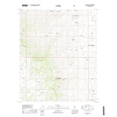 2018 Map of Palm View Peak, 2018 Print