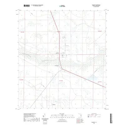 2021 Map of Palmdale, 2021 Print