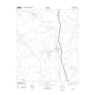 2012 Map of Palmer, 2012 Print