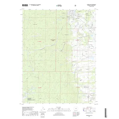 2019 Map of Palmer Lake, 2019 Print