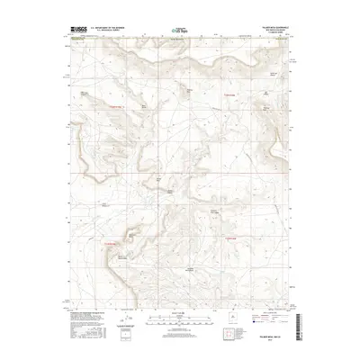 2017 Map of Palmer Mesa, 2017 Print