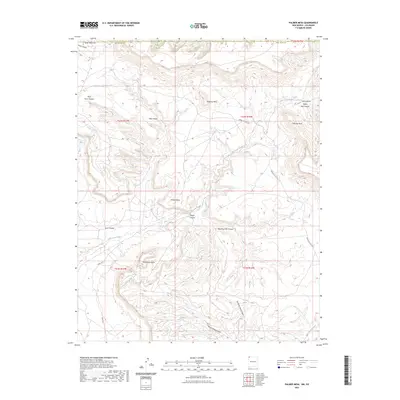 2023 Map of Palmer Mesa, 2023 Print