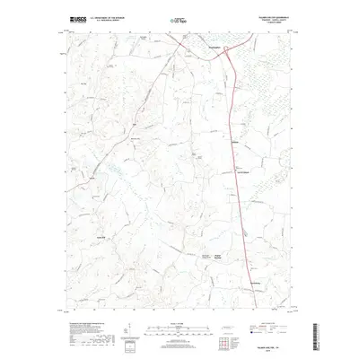 2019 Map of Palmer Shelter, 2019 Print