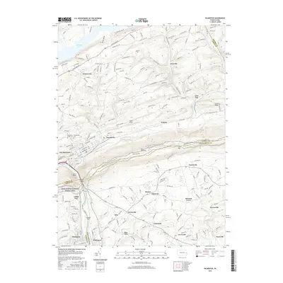 2016 Map of Palmerton, 2016 Print