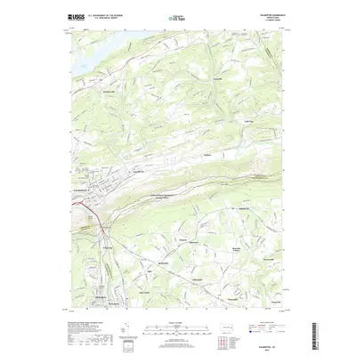 2019 Map of Palmerton, 2019 Print