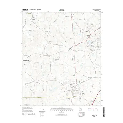 2014 Map of Palmetto, 2014 Print
