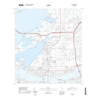 2021 Map of Palmetto, 2021 Print