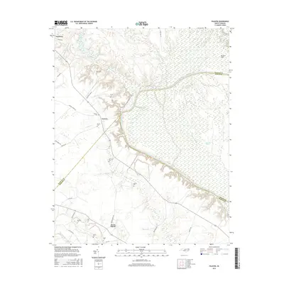 2016 Map of Palmyra, 2016 Print