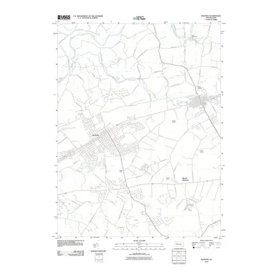 2010 Map of Palmyra, 2010 Print