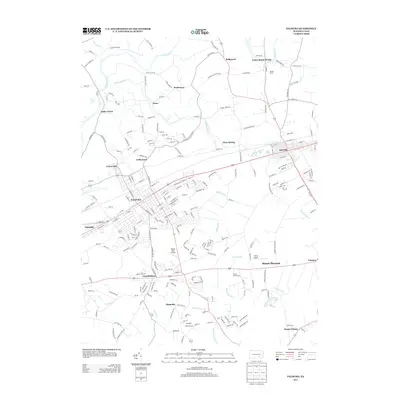 2013 Map of Palmyra, 2013 Print