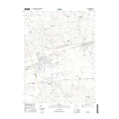 2016 Map of Palmyra, 2016 Print