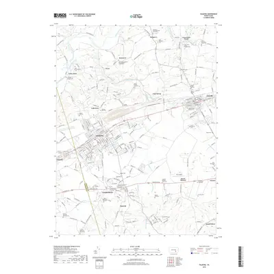 2019 Map of Palmyra, 2019 Print