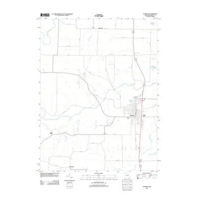 2012 Map of Palmyra, 2012 Print