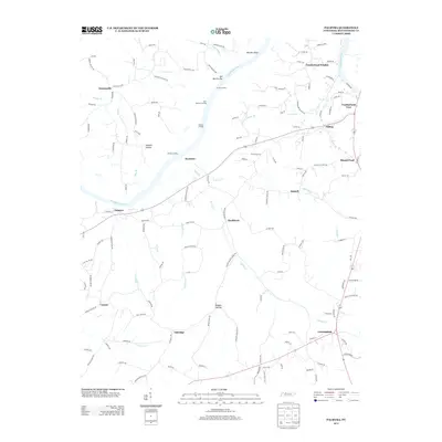 2013 Map of Palmyra, 2013 Print