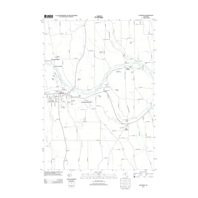 2013 Map of Palmyra, 2013 Print