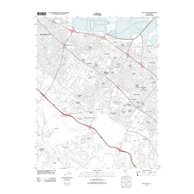 2012 Map of Palo Alto, 2012 Print