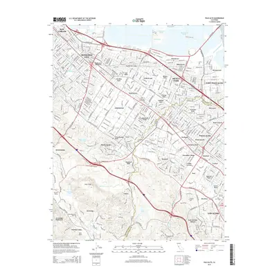 2015 Map of Palo Alto, 2015 Print
