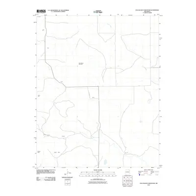 2010 Map of Palo Blanco Mountain, 2010 Print