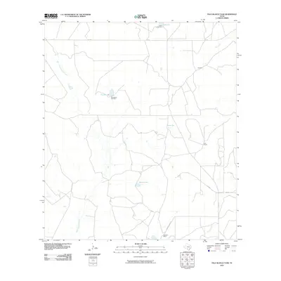 2010 Map of Palo Blanco Tank, 2010 Print