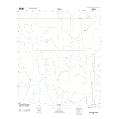 2012 Map of Palo Blanco Tank, 2012 Print