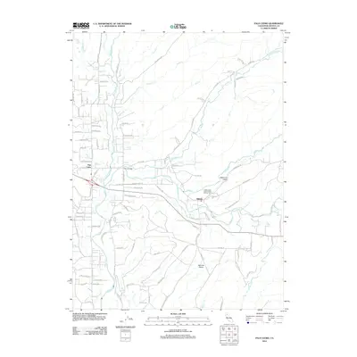 2012 Map of Palo Cedro, 2012 Print
